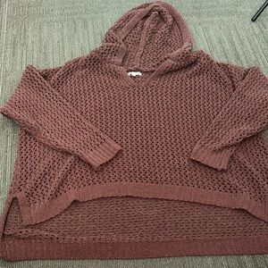 Maurices Brown Knit Sweatshirt